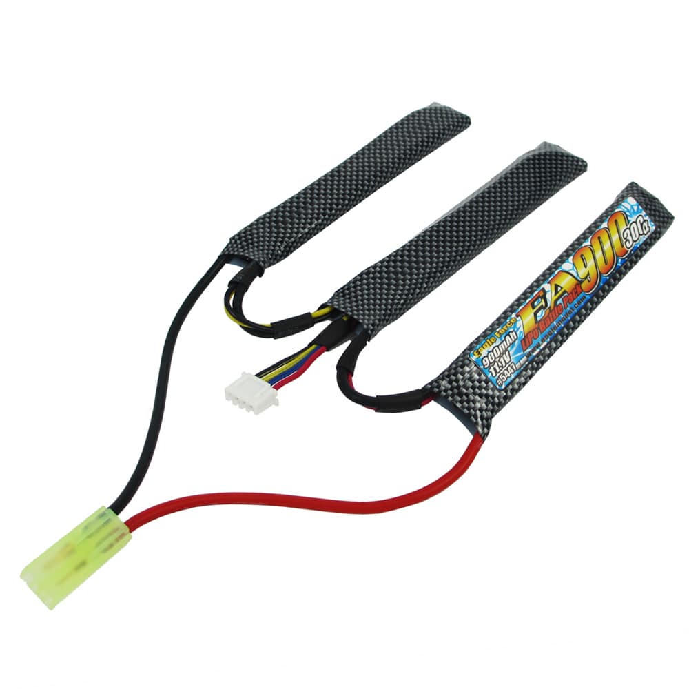 EAGLE FORCE リポバッテリー 11.1V 900mAh 30C+α スプリットタイプ 5447U