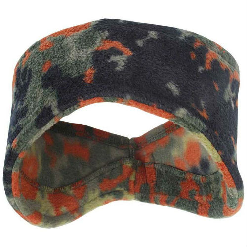 ミルテック フリース ヘッドバンド 迷彩