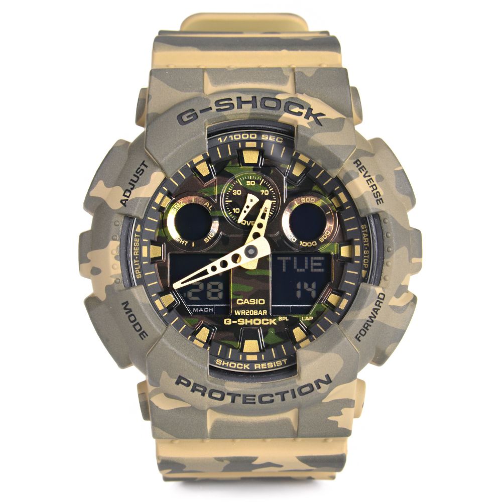 G-SHOCK 腕時計 GA100CM-5A 海外モデル カモフラージュの販売 - ミリタリーショップ