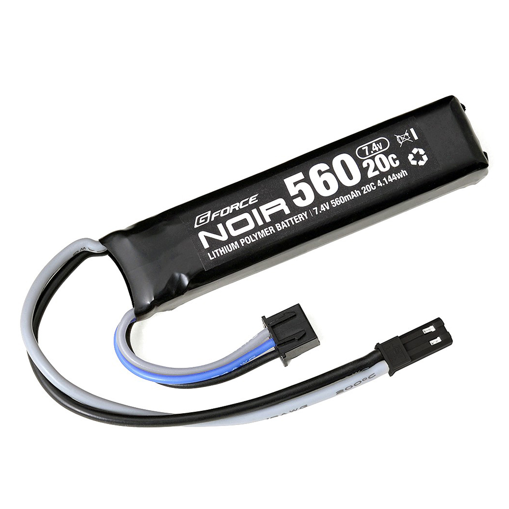 G-FORCE リポバッテリー Noir LiPo 7.4V 560mAh 20c ハンドガン用 GFG901