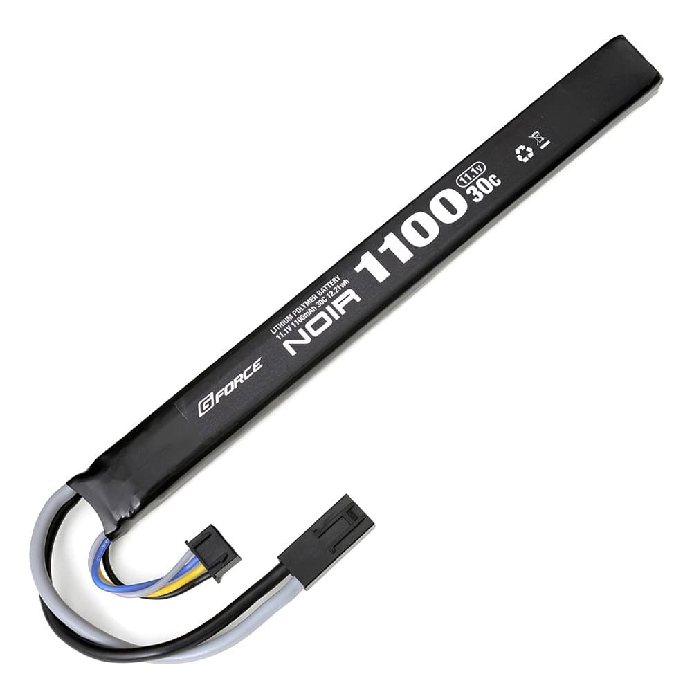 GFORCE  リポバッテリー Noir 11.1V 1100mAh 30c AK対応 ロングタイプ GFG909
