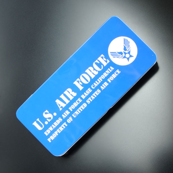 缶ペンケース U.S.エアフォース ブルー