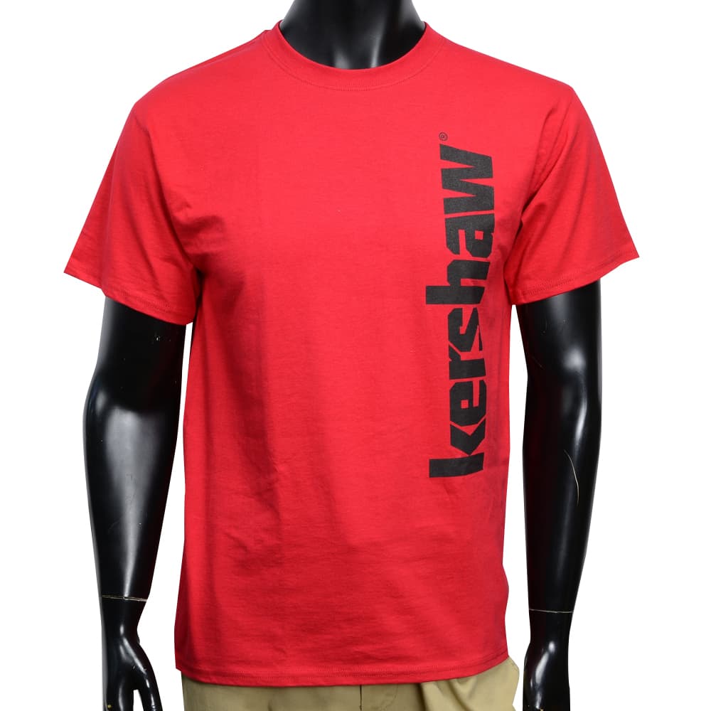 Kershaw 半袖Tシャツ メーカーロゴ レッド