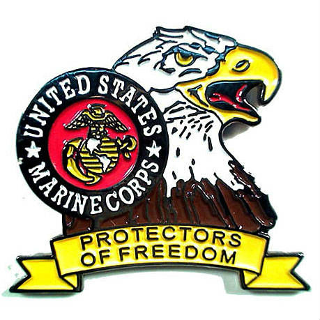ピンバッジ USMC イーグル