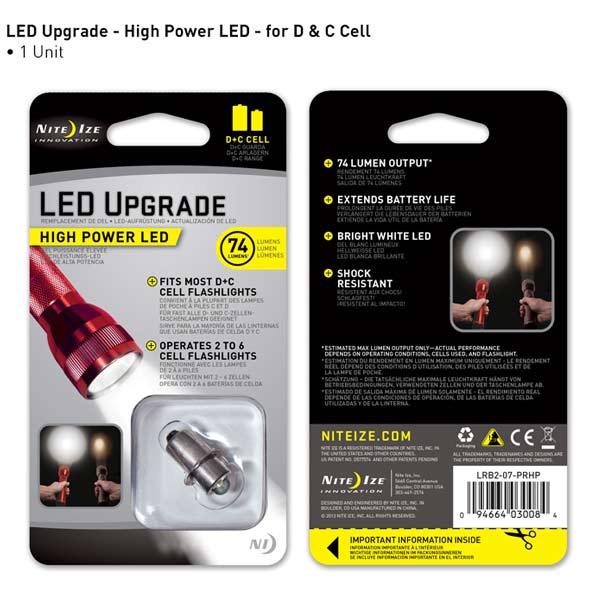 ナイトアイズ LEDアップグレードキット D&Cセル用 1W