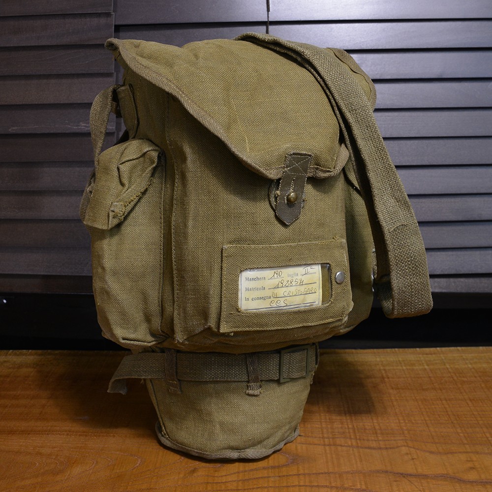40s アメリカ軍 ガスマスク バッグ ショルダー ボディーバッグ 米軍 鞄 