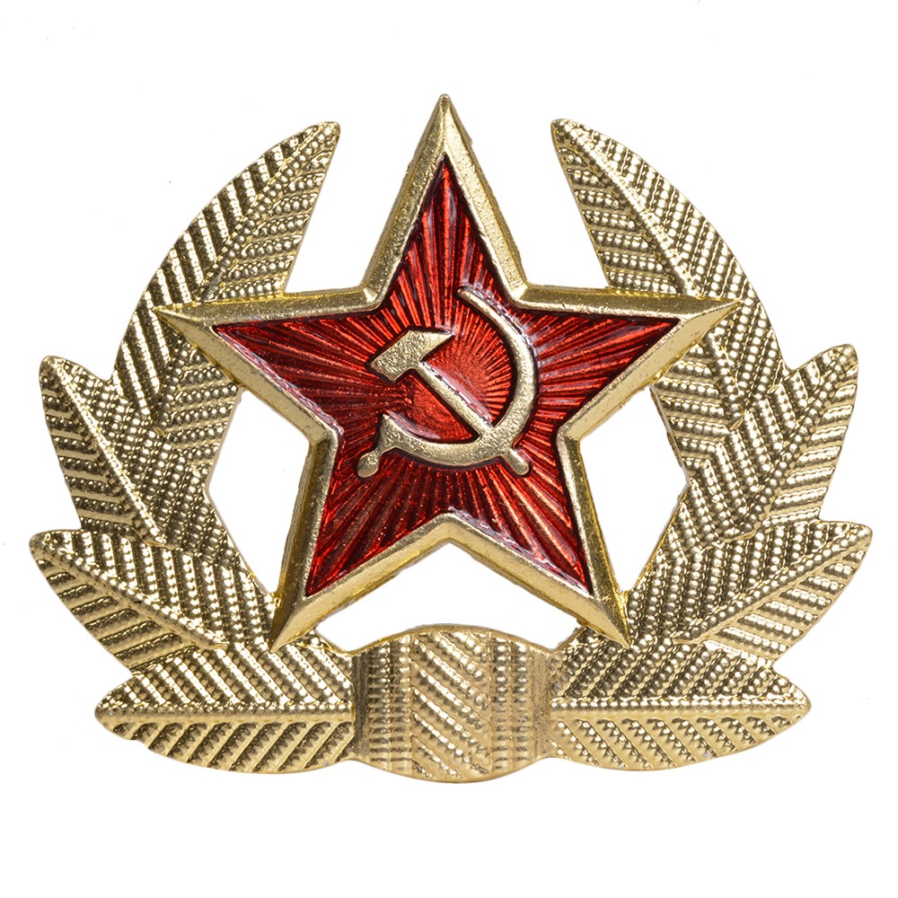 ミリタリーショップ レプマート / ロシア軍放出品 バッジ 帽章 ソ連標
