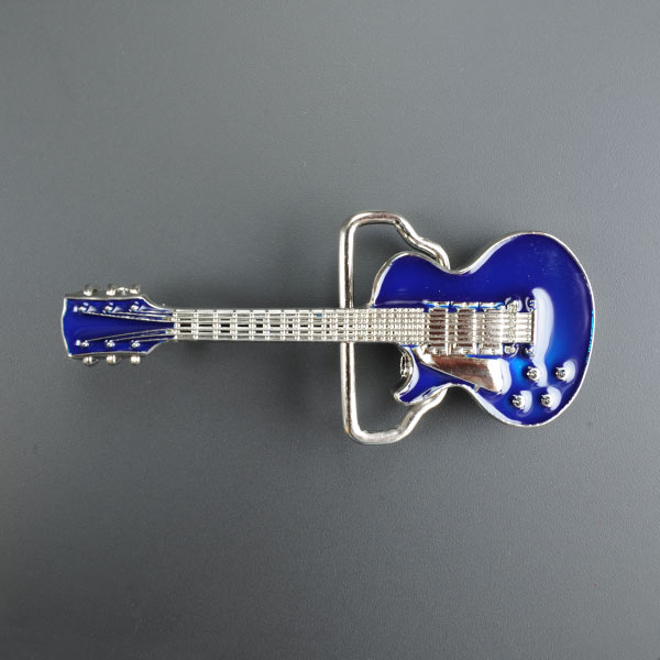 ベルトバックル エナメル ギター MU046BL