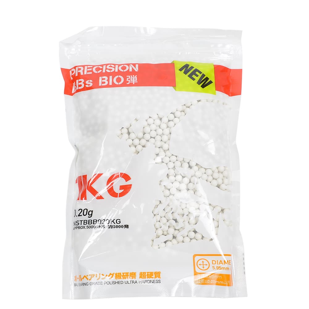 S&T バイオBB弾 NEW PRECISION 0.20g 5000発入り