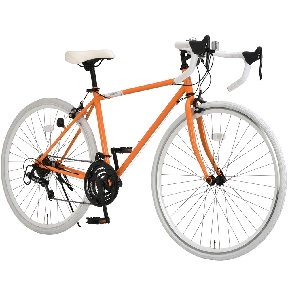 【直送 代引き不可】 OTOMO ロードバイク Grandir Sensitive オレンジ フレームサイズ470mm 46226