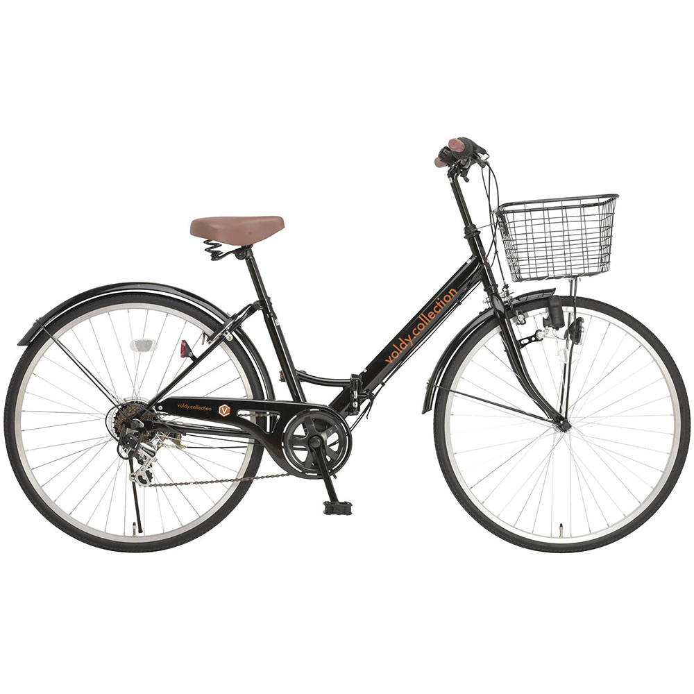 【直送 代引き不可】 OTOMO 折りたたみ自転車 VFC-001 ブラック 46665