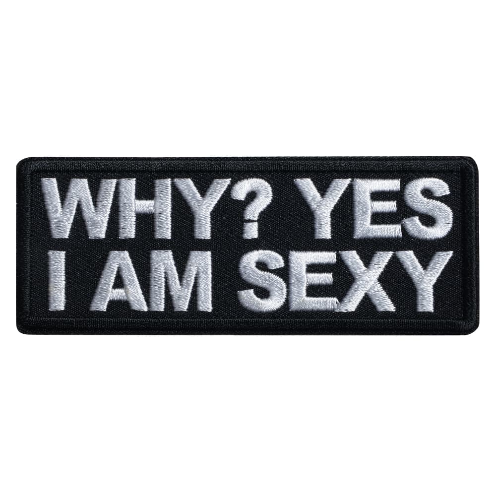 Ivamis Trading パッチ Why Yes I Am Sexy アイロンシート付き ツイル生地 P6499の販売 ミリタリーショップ 9528