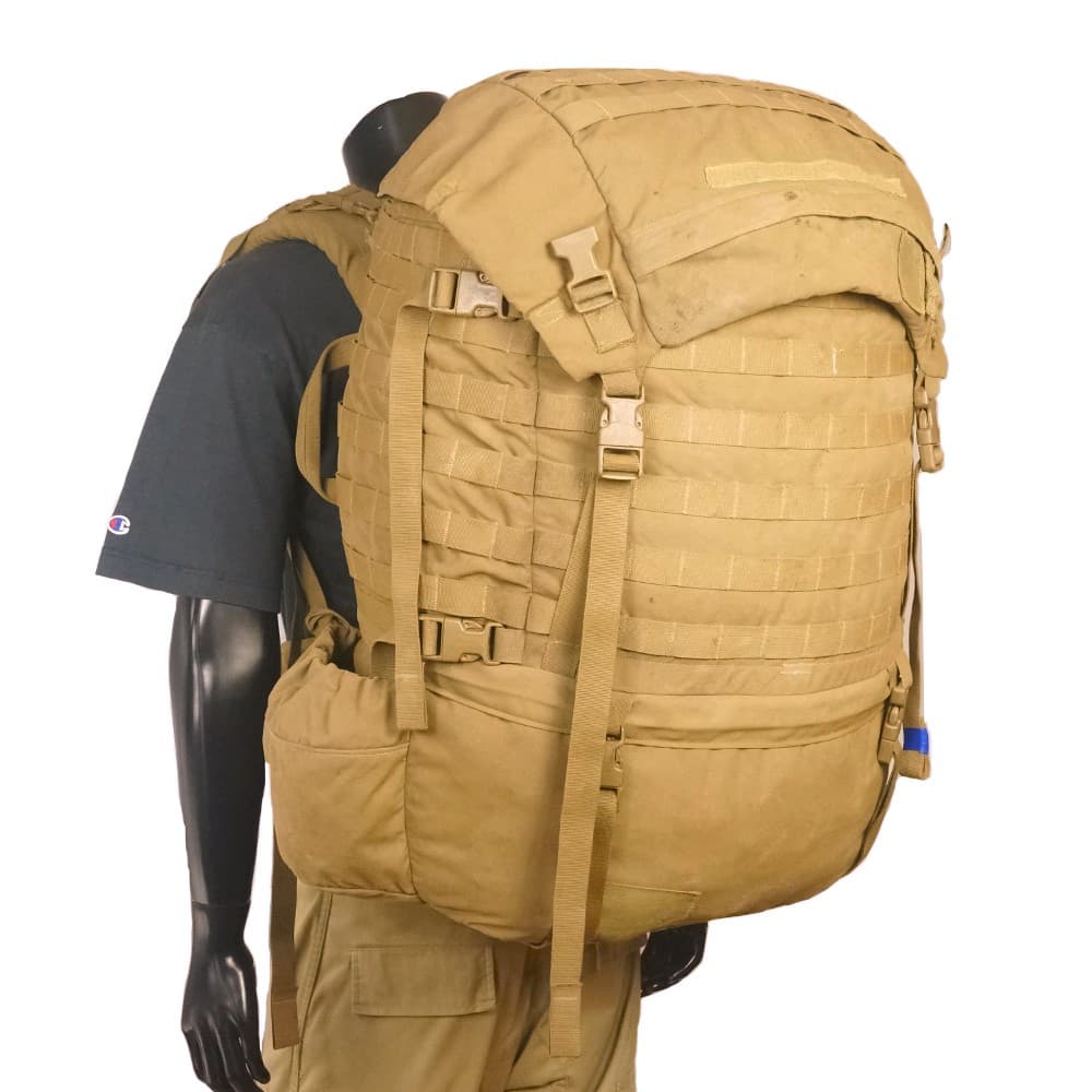 米軍放出品 バックパック USMC パックシステム FILBE 約80L コヨーテ