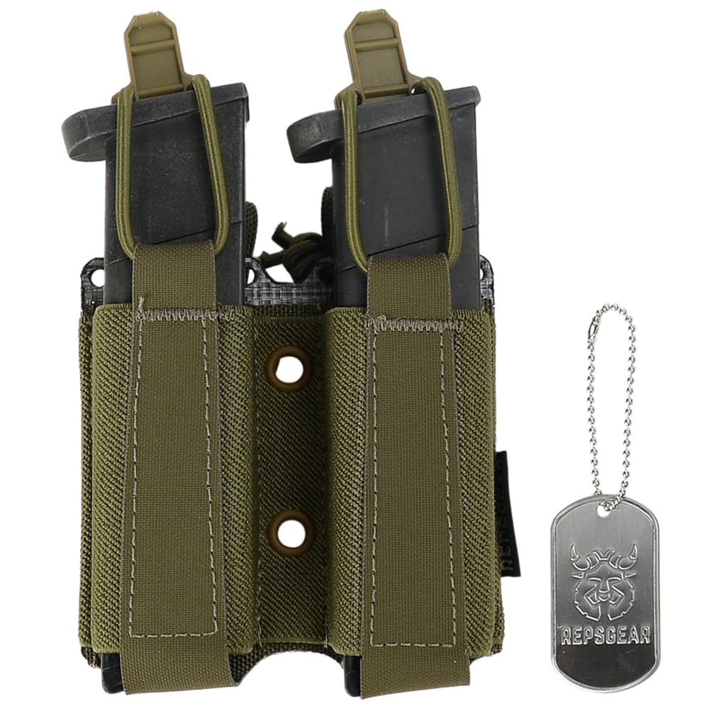 REPSGEAR ダブルマガジンポーチ 9mmマガジン用  MOLLE対応 PT-PH56