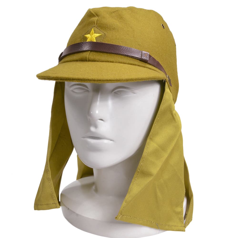 心臟膠卷上限帝國軍隊塑造以前是日本軍帽[ra02732] - 帽垂付き略帽大 