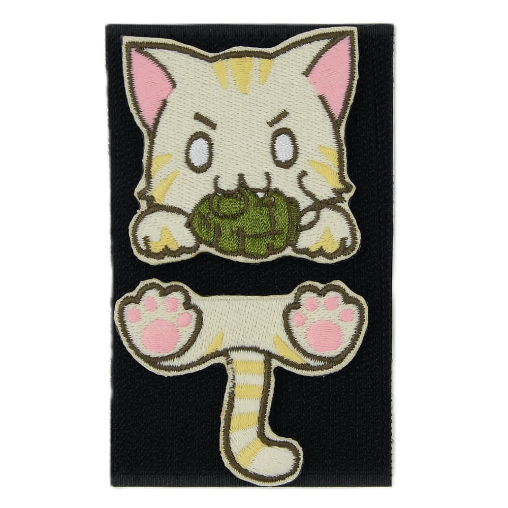 YAMAME PROJECT ミリタリーワッペン はさみけーにゃいんパッチ NORAL ver. ベルクロ P006ー2