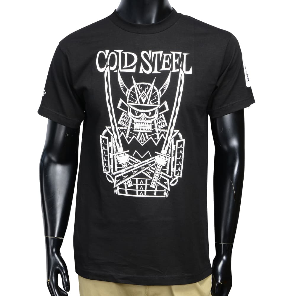 ミリタリーショップ レプマート / COLD STEEL 半袖Tシャツ Undead Samurai 和風 ブラック