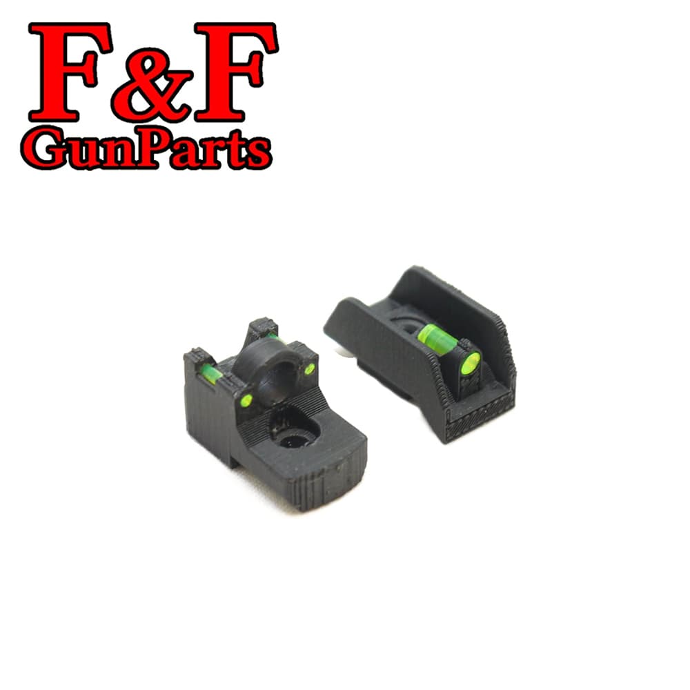 F&F GunParts 集光リングファイバーサイトセット 東京マルイ M870タクティカル Type A