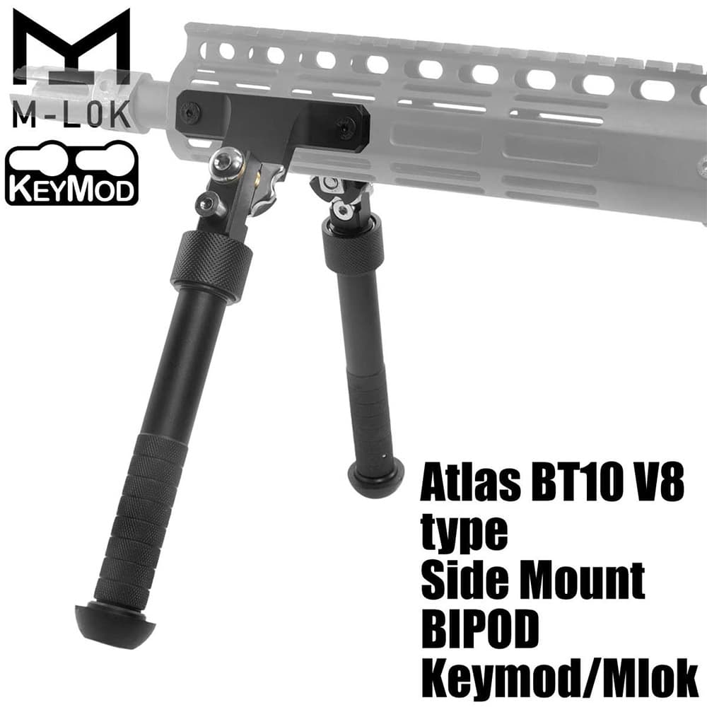 UFC バイポッド Atlas BT10 V8タイプ Keymod/MLOK サイドマウント