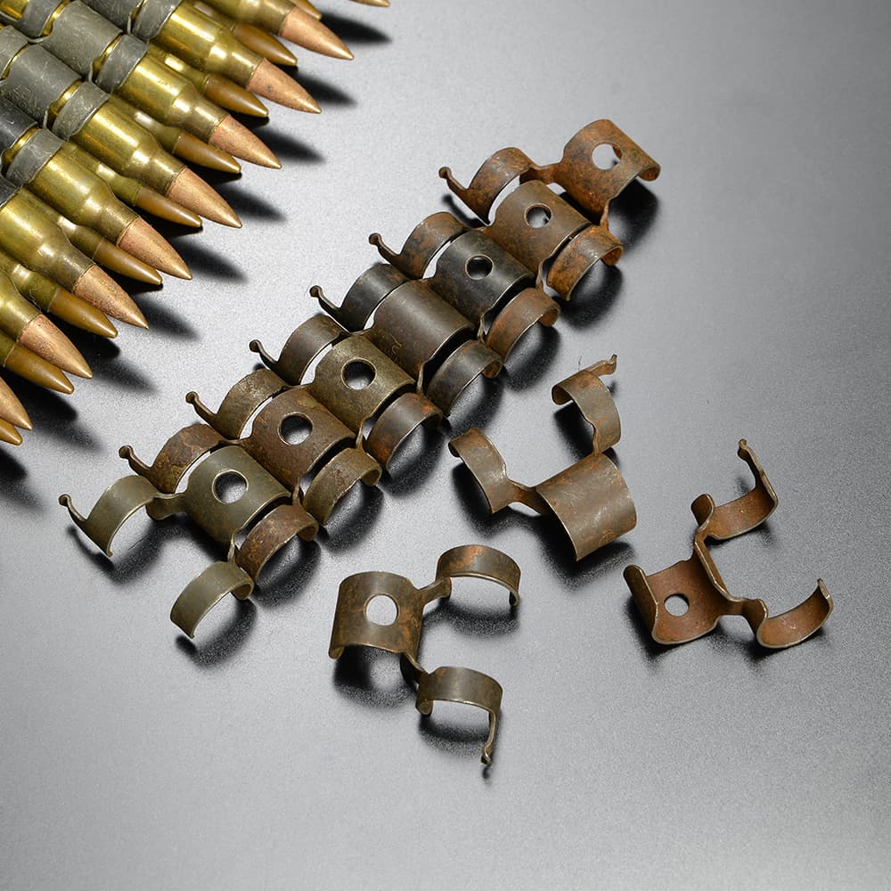 ミリタリーショップ レプマート / ベルトリンク 弾帯 スチール製 分離式