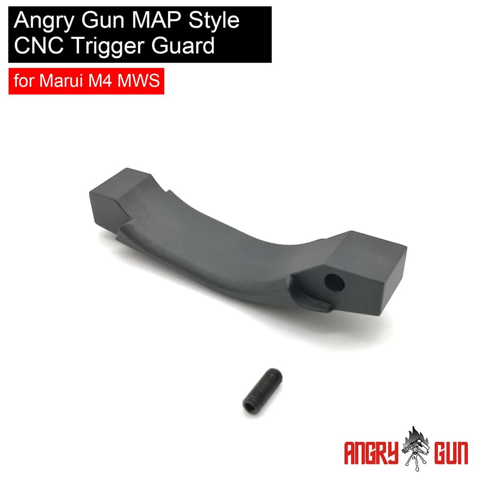 ANGRY GUN トリガーガード M4 MWS対応 アルミCNC削り出し 20190301