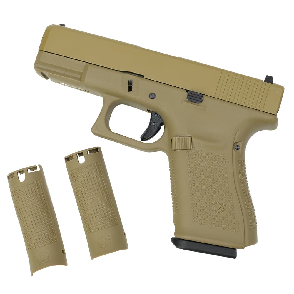 WE-TECH ガスガン GLOCK G19X Gen5 バックストラップ付  タンカラー
