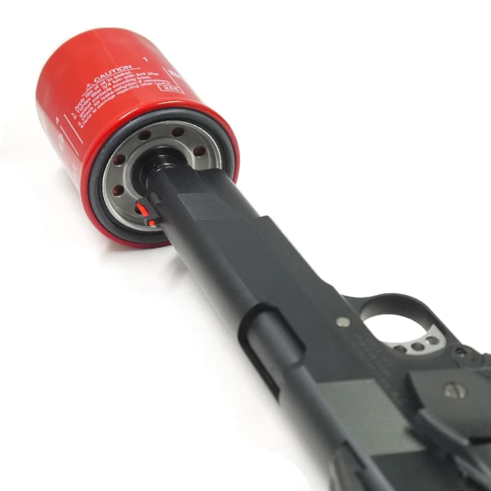 F&F GunParts オイルフィルターサプレッサーアダプター 14mm逆ネジ M20 P=1.5対応