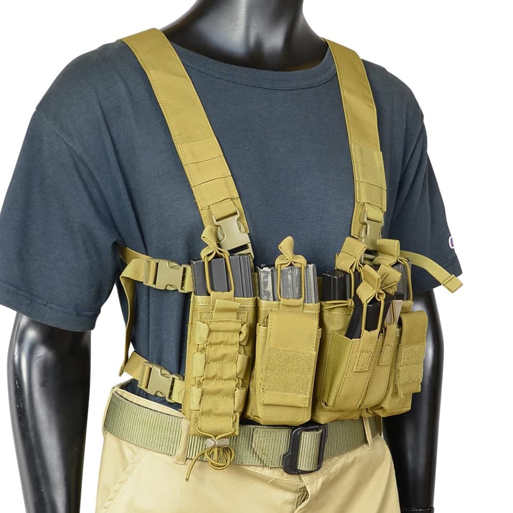 GENESIS チェストリグ 軽量タイプ マガジン4本収納 E-721