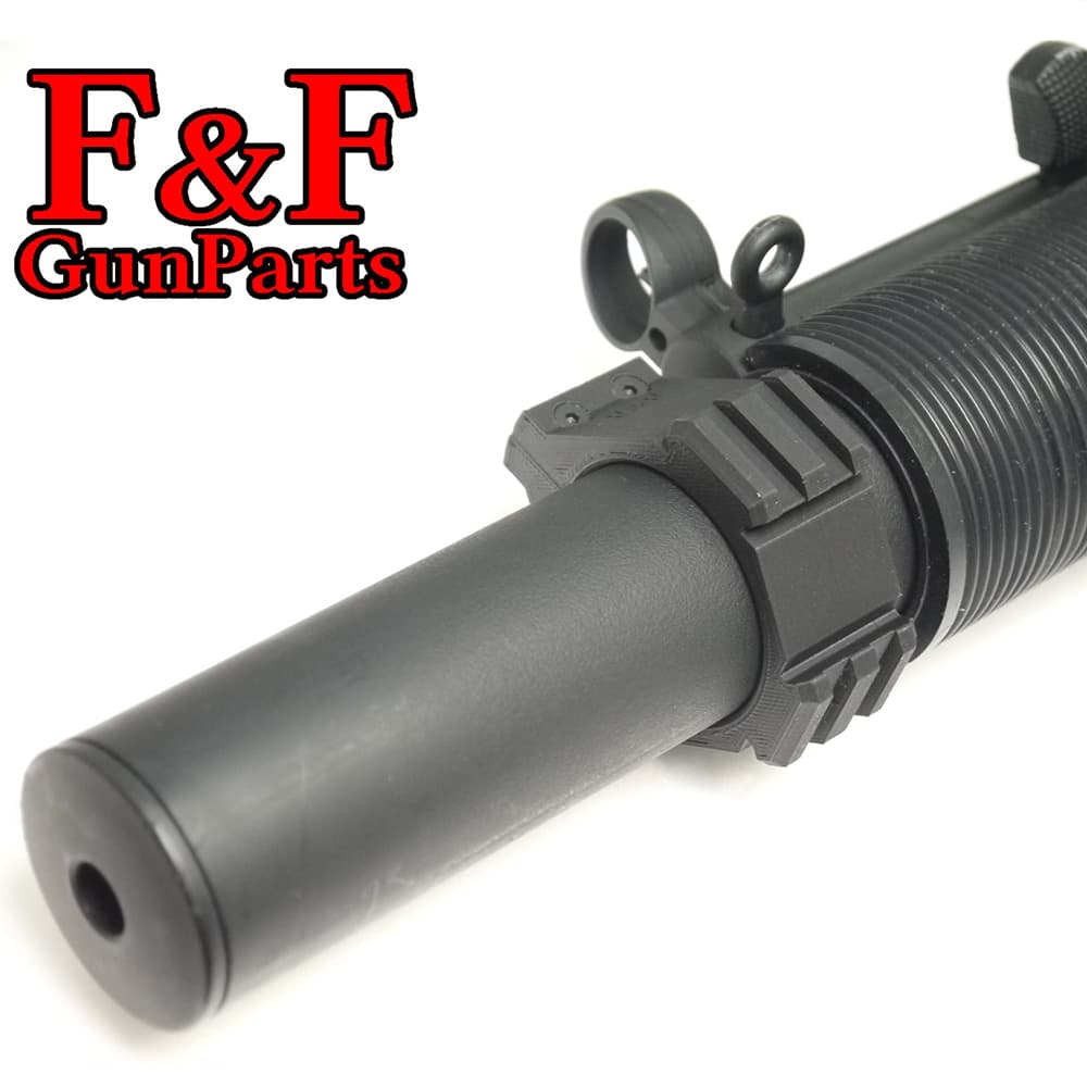 F&F GunParts サプレッサーマウントレール 東京マルイ MP5SD対応 20mmレール