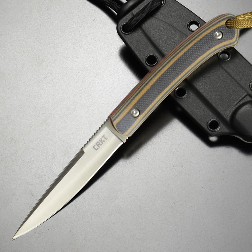 CRKT ネックナイフ BIWA ビワ 固定刃 フルタング 樹脂製シース付き G10ハンドル 2382[ra12930]