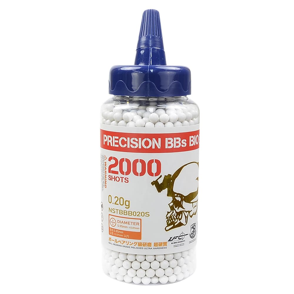 S&T バイオBB弾 NEW PRECISION  0.2g 2000発 ボトル