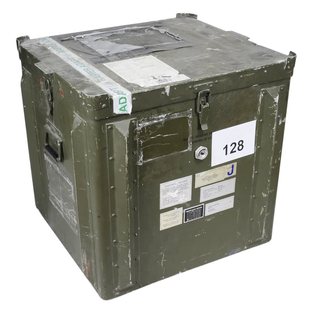純正卸売ヴィンテージ 年代不明 ナム製 USED 米軍 アルミコンテナ ボックス DIY ケース・ボックス・コンテナ