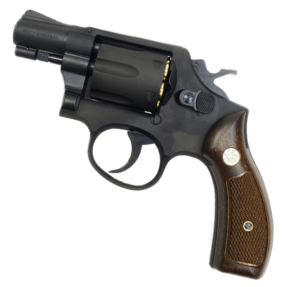 マルシン ガスガン M10 2インチ ブラック HW 木目調プラグリップ 072502