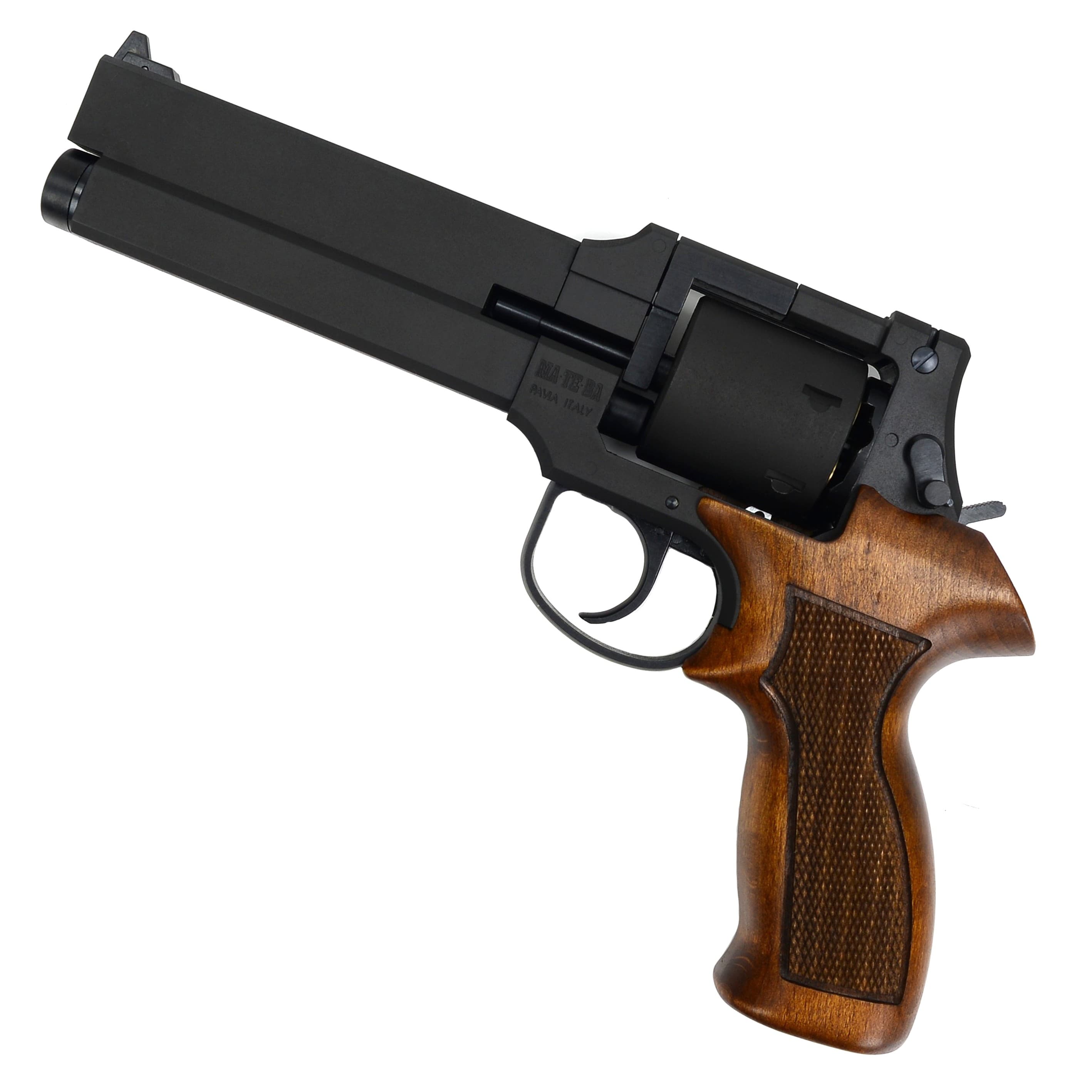 マルシン ガスガン MATEBA Xカートリッジ 6インチ ブラックHW 木製グリップ 122507