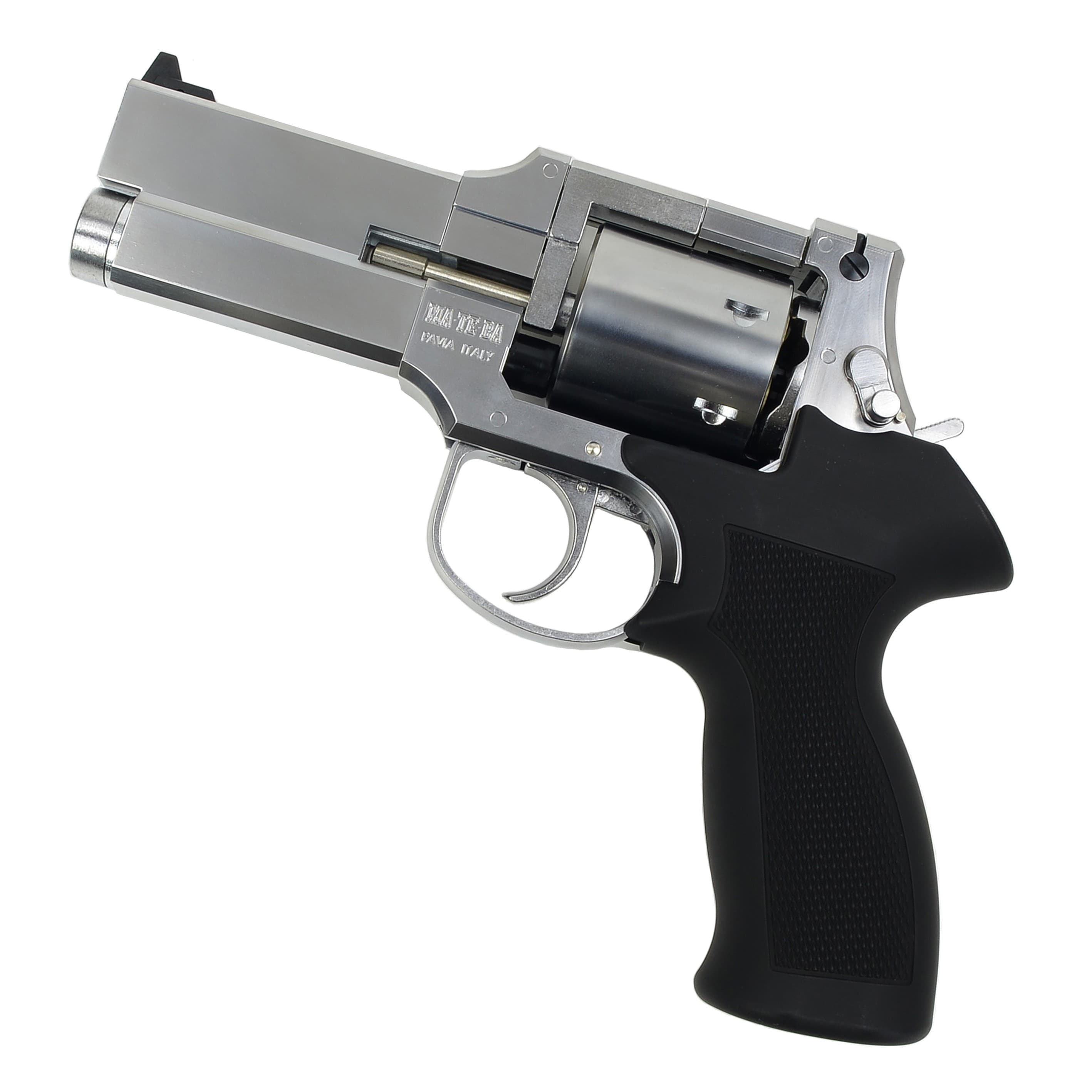 マルシン ガスガン MATEBA Xカートリッジ 4インチ シルバーABS ラバーグリップ 122524