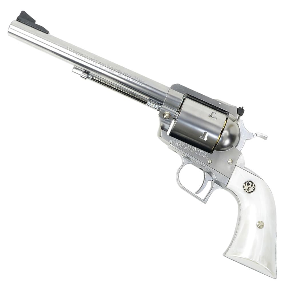 マルシン ガスガン SUPER BLACKHAWK 7.5インチ シルバーABS ホワイトパール調