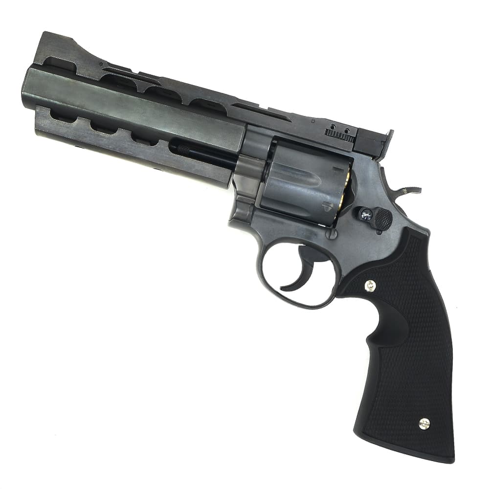 マルシン ガスガン S&W M586 Power Custom エクセレントHW DAVISラバー調グリップ 082615
