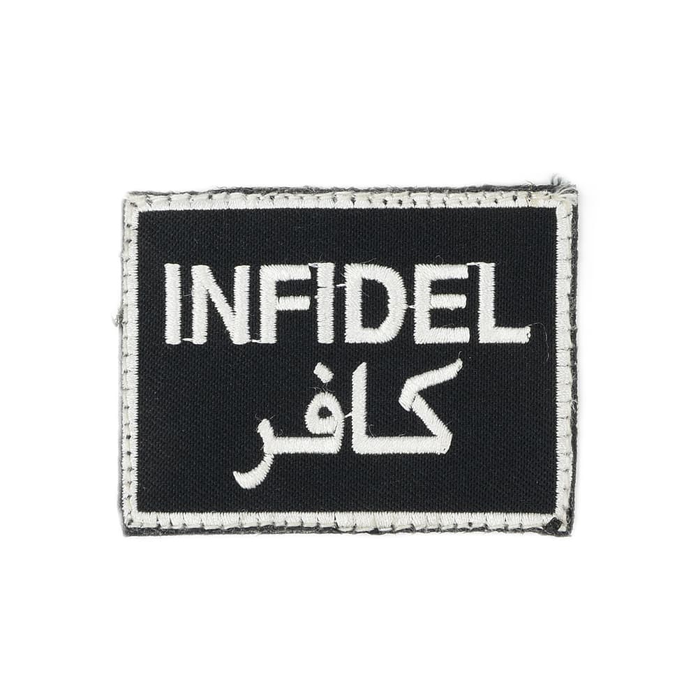FAB DEFENSE ミリタリーパッチ INFIDEL 刺繍 ベルクロオス