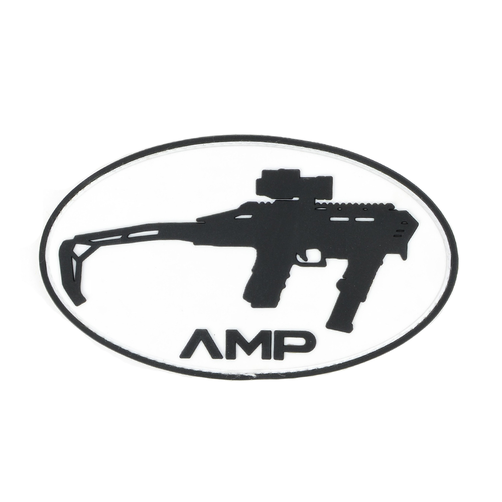 FAB DEFENSE ミリタリーパッチ AMP PVC素材 ベルクロ付き