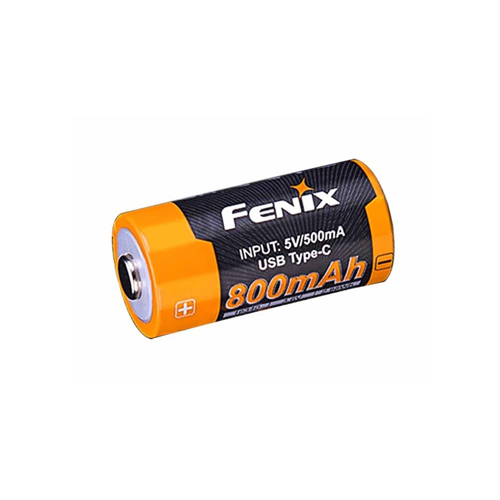FENIX リチウムイオン充電池 16340 USB-C充電対応 800mAh ARB-L16-800UP