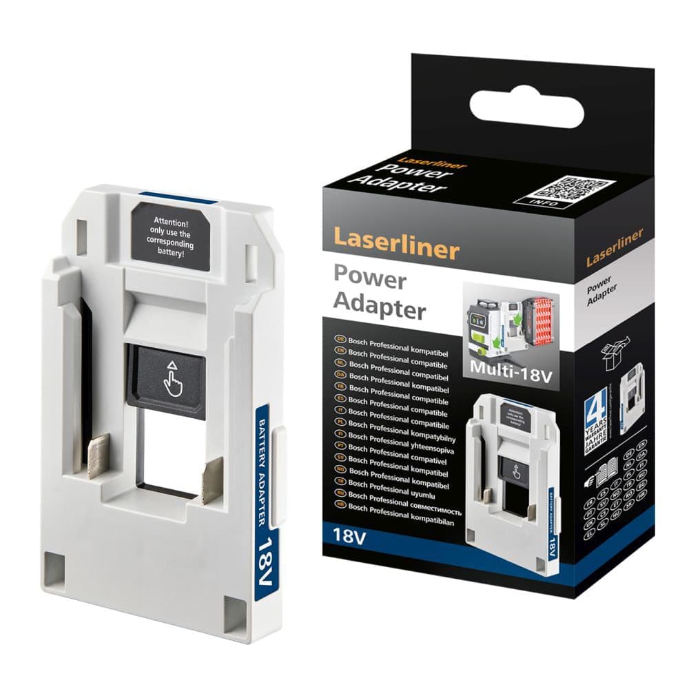 UMAREX Laserliner バッテリーアダプタ ボッシュ電池用 パワープレーンレーザー対応