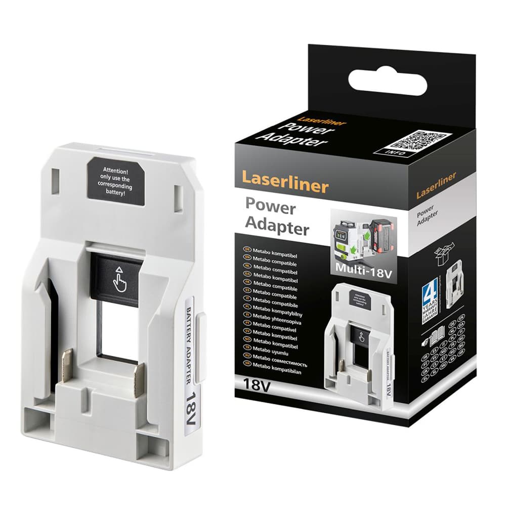 UMAREX Laserliner バッテリーアダプタ メタボ電池用 パワープレーンレーザー対応