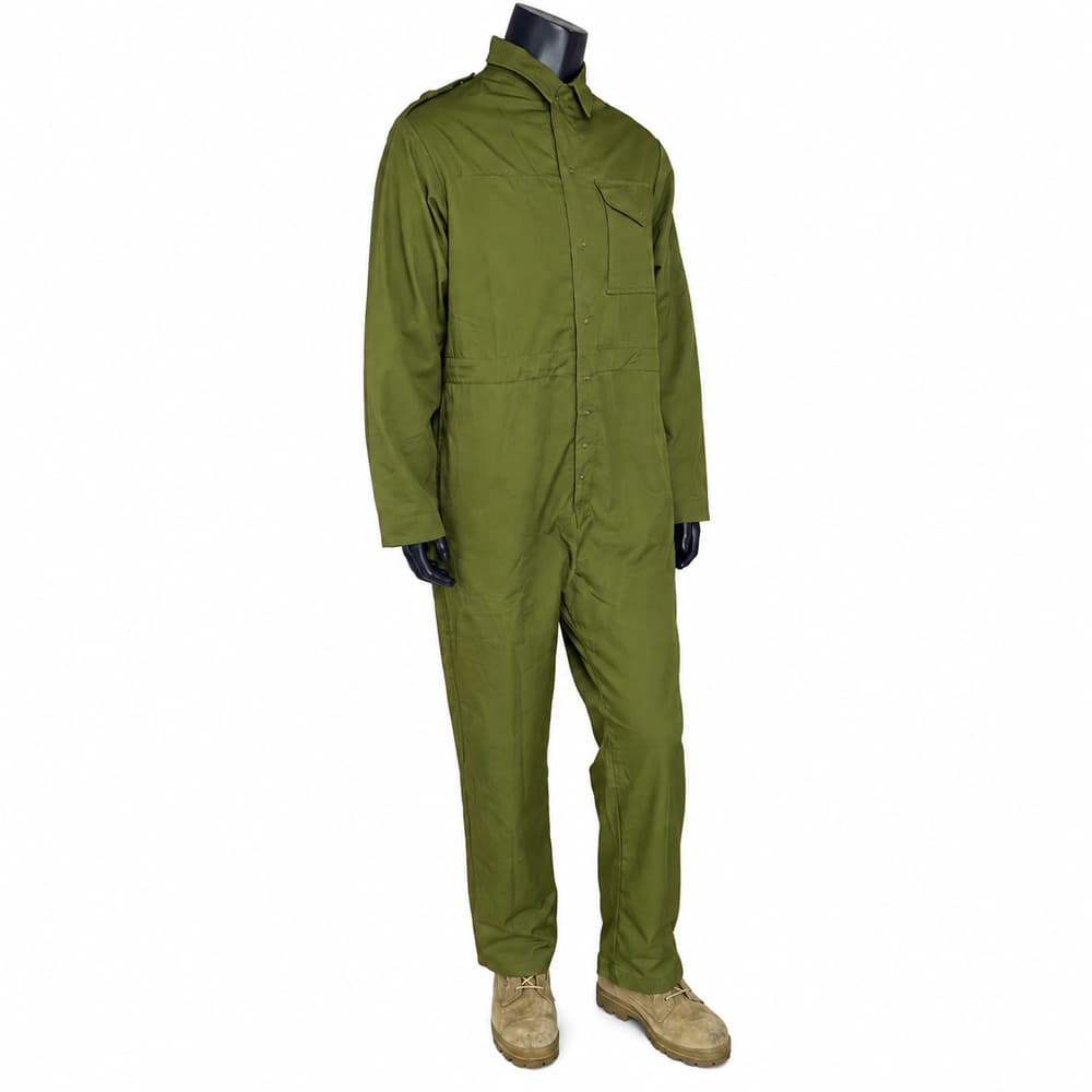 イギリス軍放出品 カバーオール 空軍 ボタン留め ODグリーン 160/84〜170/108