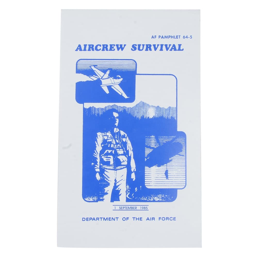 ミリタリーショップ レプマート / ROTHCO ハンドブック AIRCREW SURVIVAL 米空軍技術資料 1408