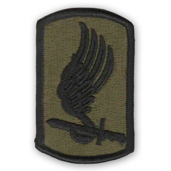 ミリタリーパッチ 173RD エアボーン ブリゲイド OD