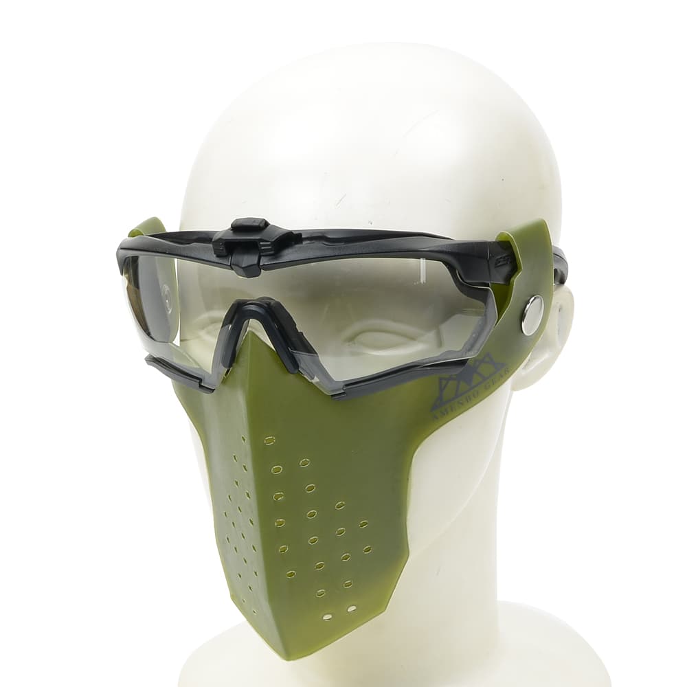 田村装備開発 フェイスガード S.A.S FACE GUARD グリーン TAM4005GR