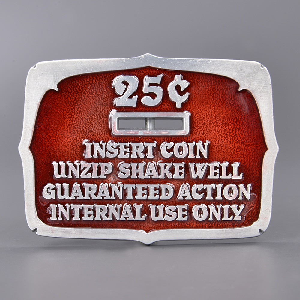 ベルトバックル インサートコイン レッド 1353rd