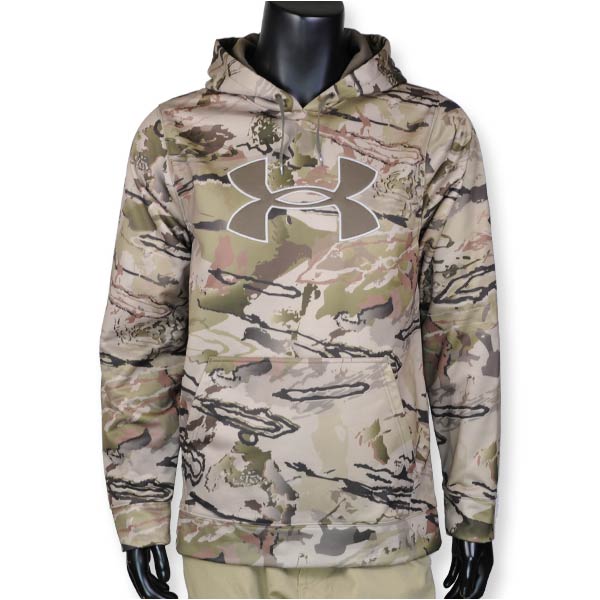 ★【アンダーアーマー／フード／ジップアップ／コールドギア／はっ水／防風/迷彩】 ☆【アンダーアーマー／フード／ジップアップ／コールドギア／は