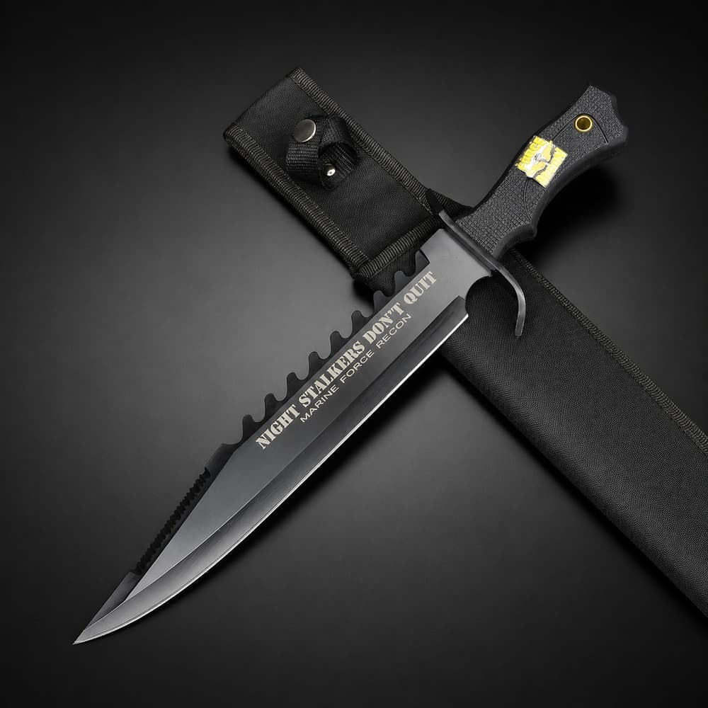 United Cutlery ボウイナイフ USMC マリーンフォース・ナイトストーカー・ボウイ UC2671