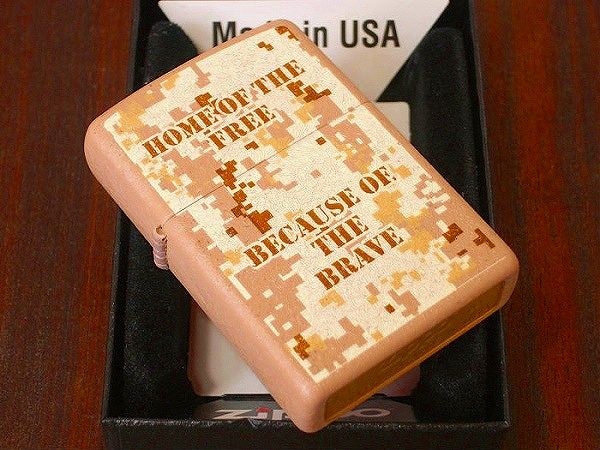 ZIPPO Home Of The Free デザートカモ 24351